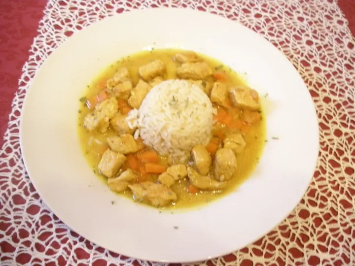 Schnelles  Putencurry