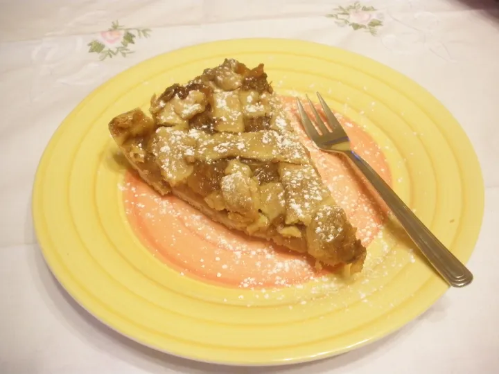 Mürber Apfelgitterkuchen