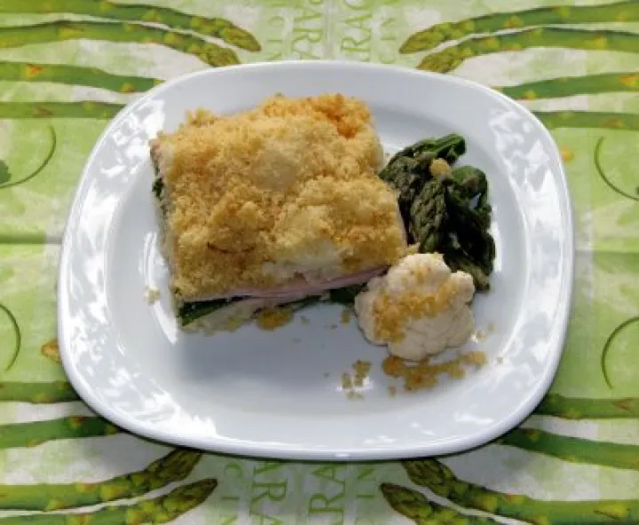 Spargel-Karfiolauflauf