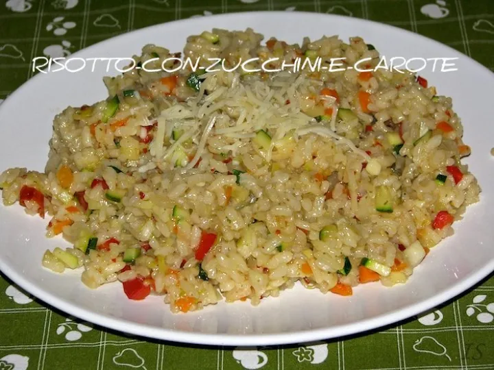Risotto con Zucchini e carote