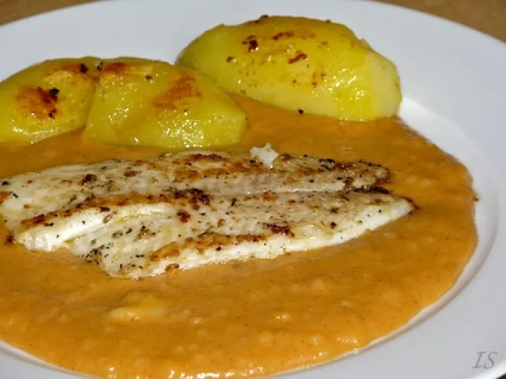 Dorschfilet mit Zwiebelpüree