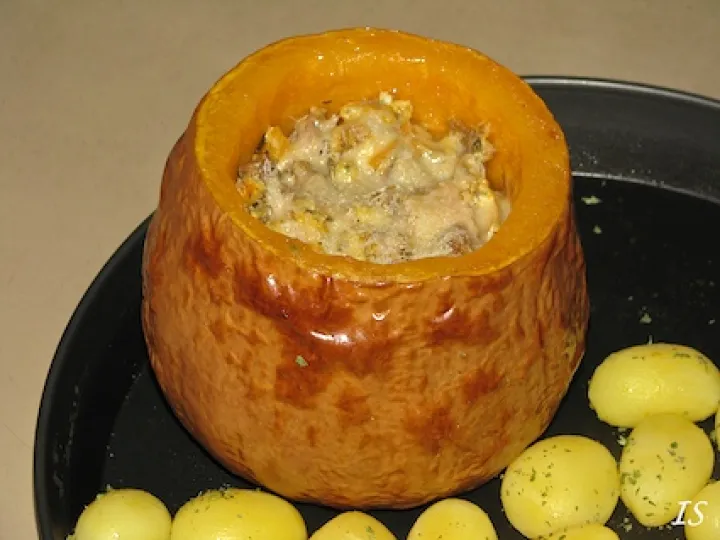 Gefüllter Kürbis