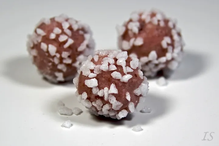 Heidelbeer-Marzipan-Trüffel