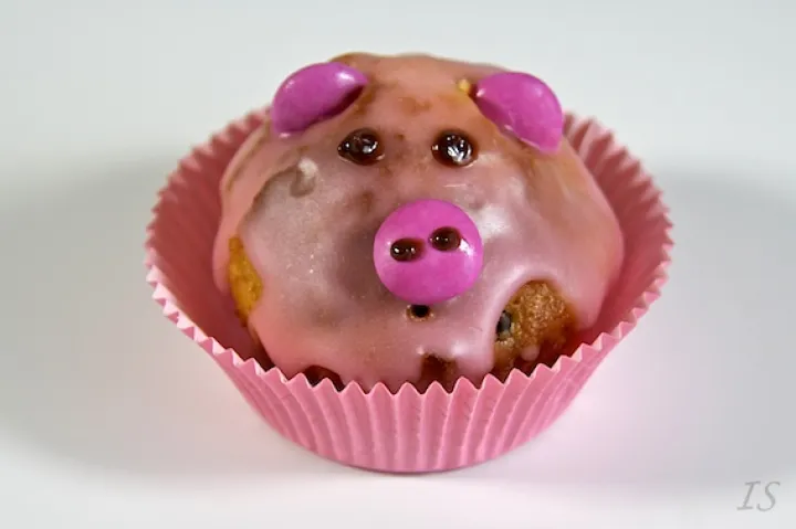 Schweinchen-Muffins
