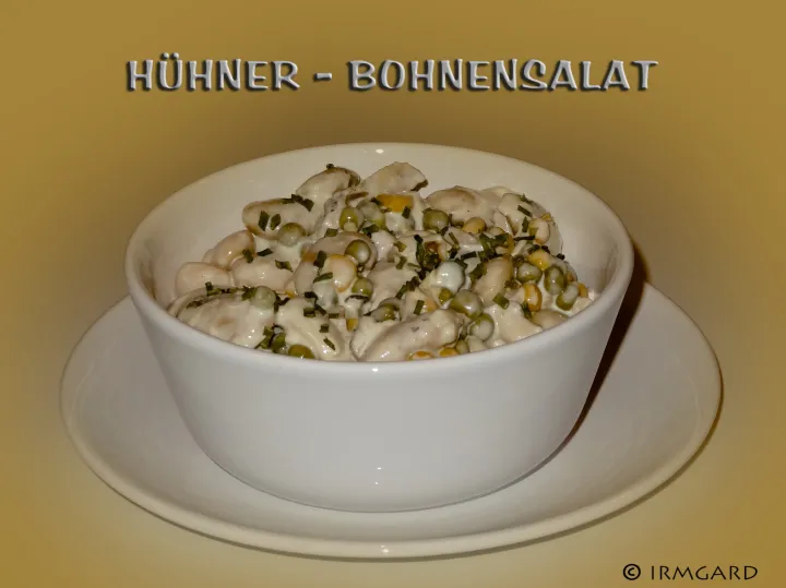 Hühner-Bohnensalat