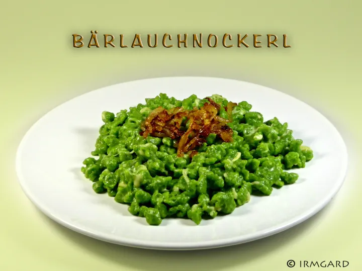 Bärlauchnockerl / Bärlauchspätzle