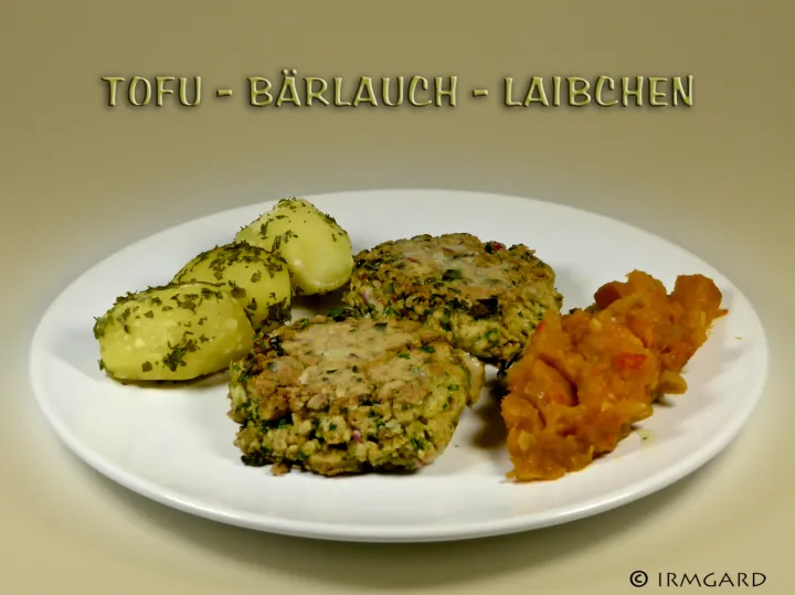 Tofu-Bärlauch-Laibchen