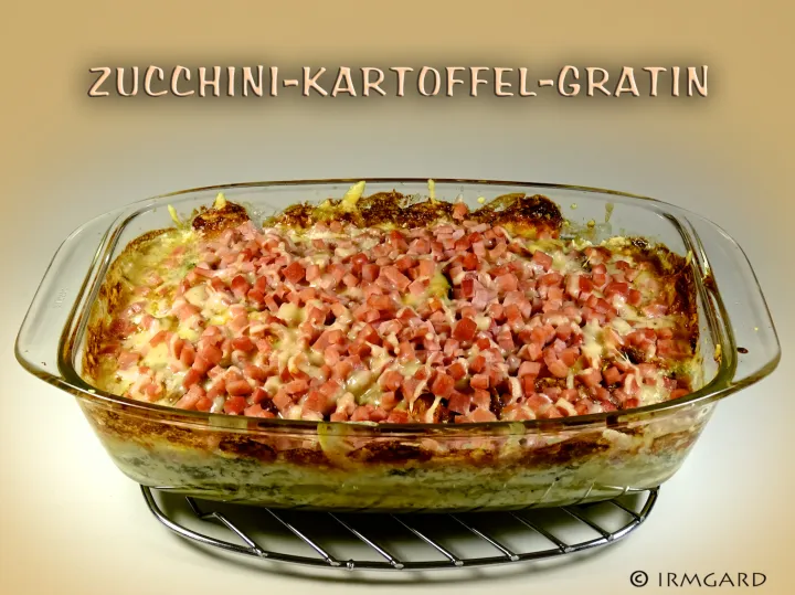 Zucchini-Kartoffel-Gratin