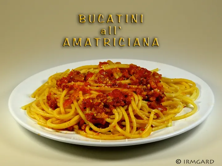 Bucatini all' amatriciana