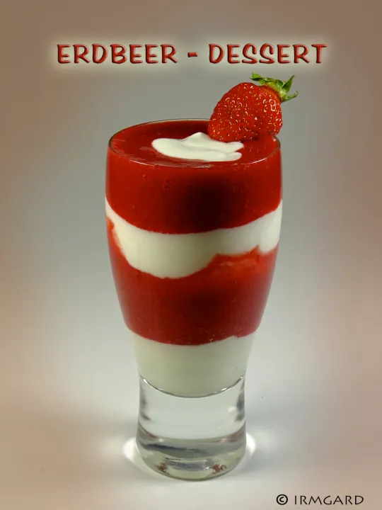 Erdbeerdessert