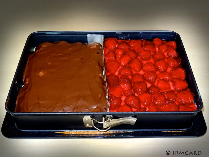 Bananen- / Erdbeerkuchen