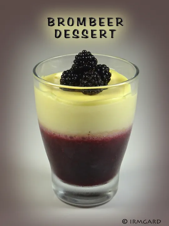 Brombeerdessert