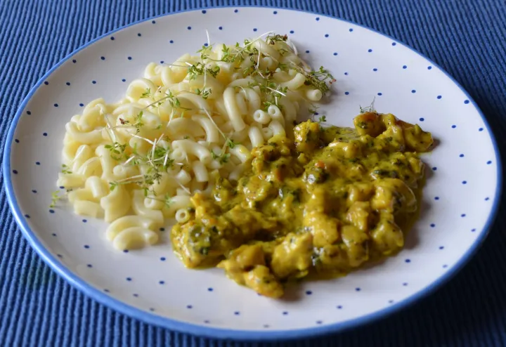 Kürbiskern-Geschnetzeltes