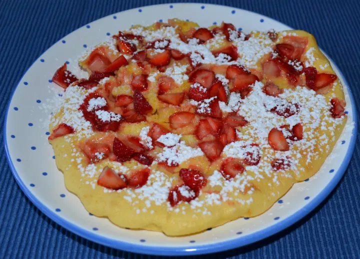 Erdbeer-Omelett