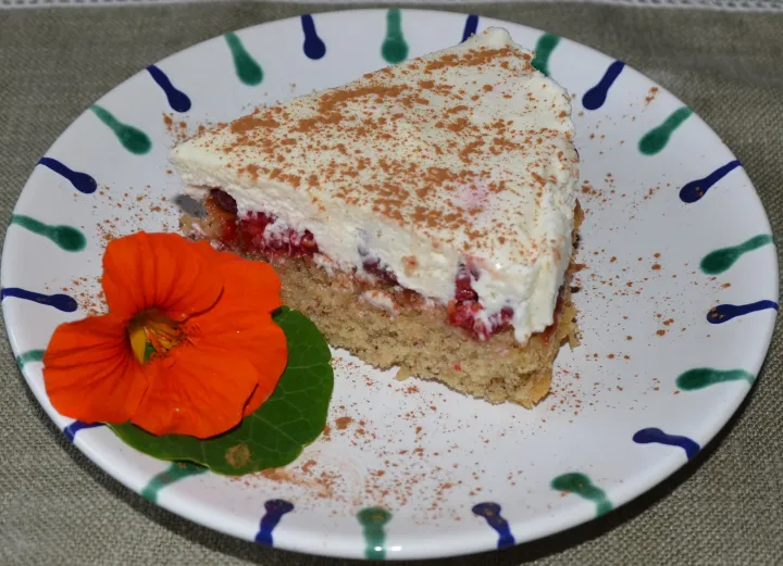 Zimt-Himbeerschnitten