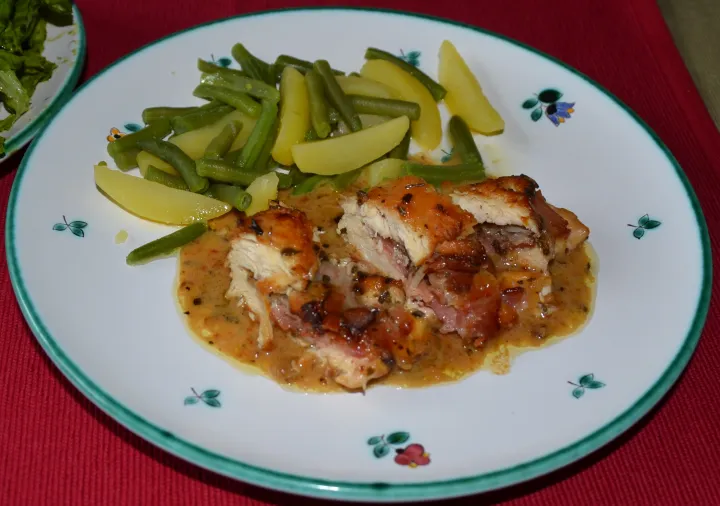 gefülltes Hühnerfilet