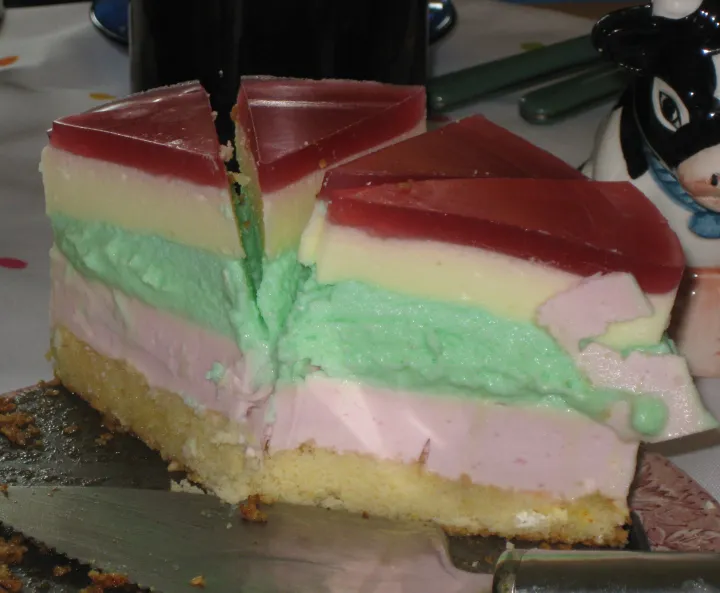 bunte Quarktorte