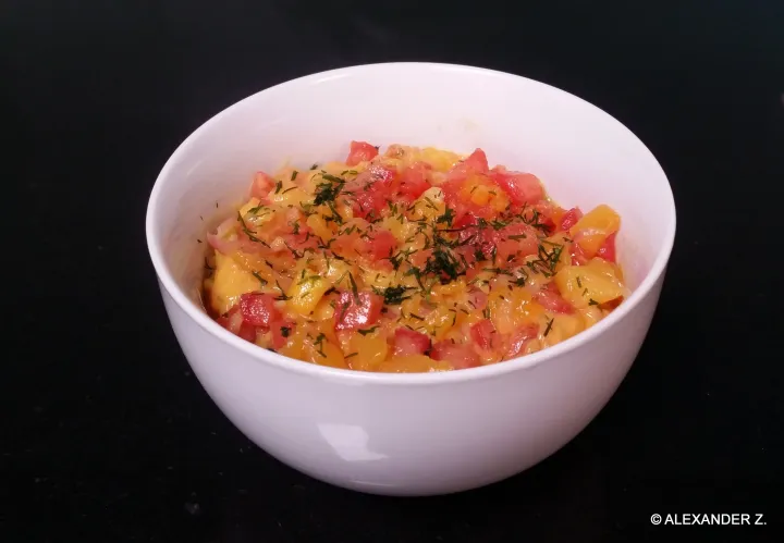 Mango - Tomaten - Chili - Dip