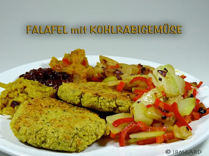 Falafel mit Kohlrabigemüse