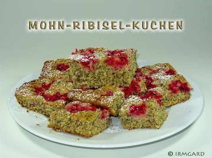 Mohn-Ribisel-Kuchen