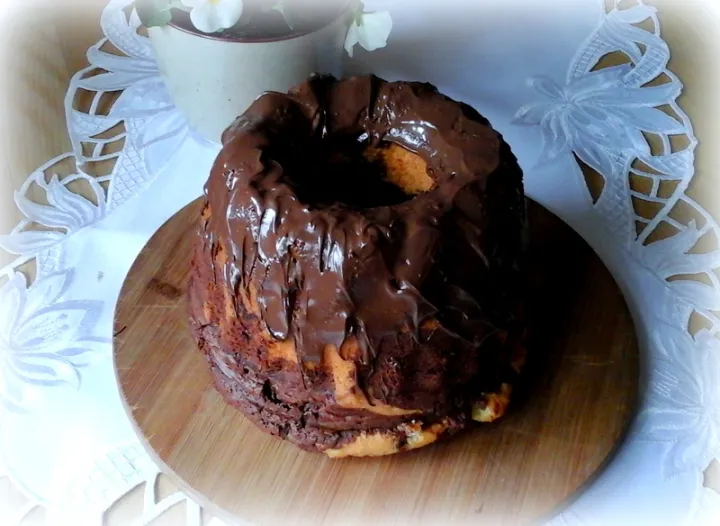 Einfacher Marmorkuchen