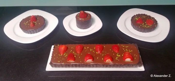 Erdbeer-Schokoladen Tarte