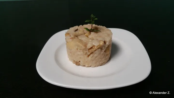 Kräuterseitling Risotto