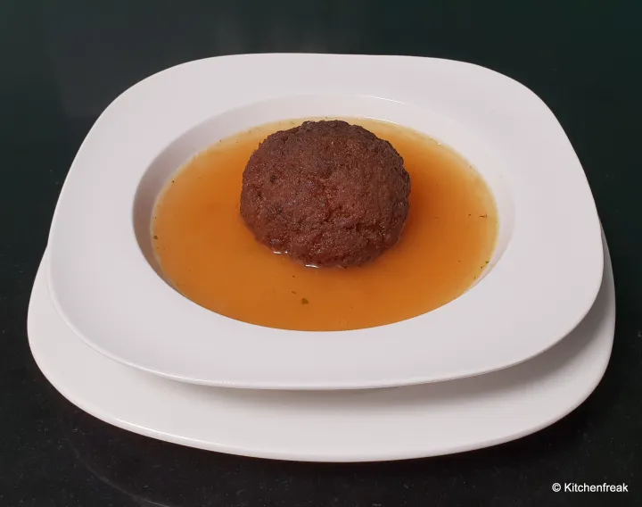 Gebackene Leberknödel Suppe