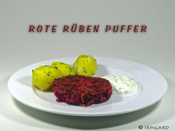 Rote Rüben Puffer
