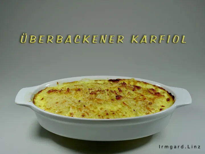 Überbackener Karfiol