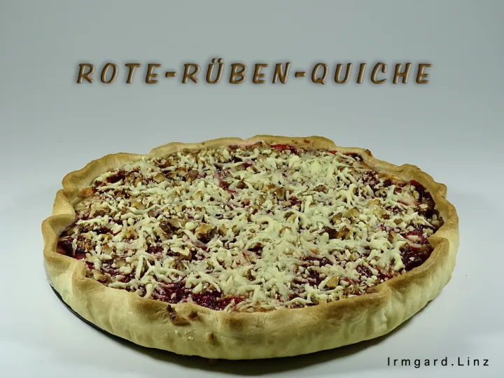 Rote-Rüben-Quiche
