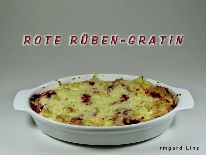 Rote Rüben Gratin