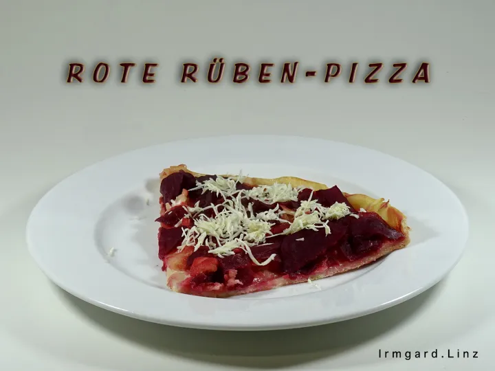 Rote Rüben Pizza