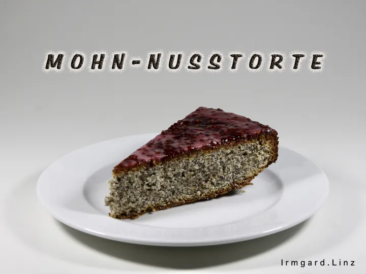 Mohn-Nusstorte