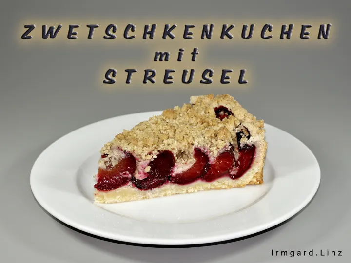 Zwetschkenkuchen mit Streusel