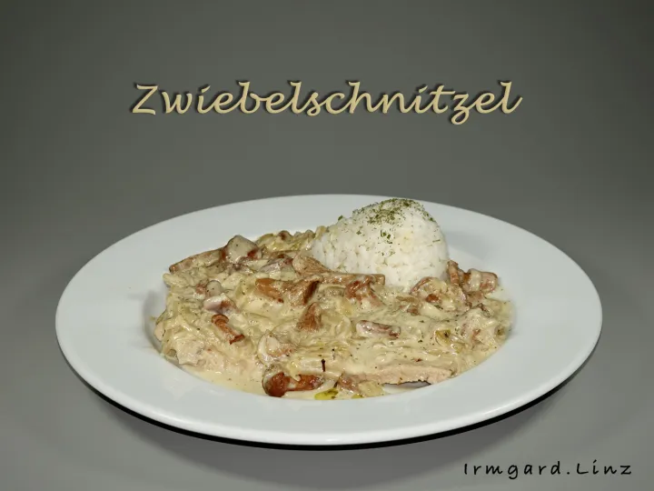 Zwiebelschnitzel