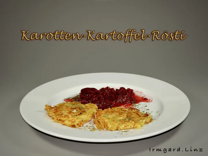 Karotten-Kartoffel-Rösti