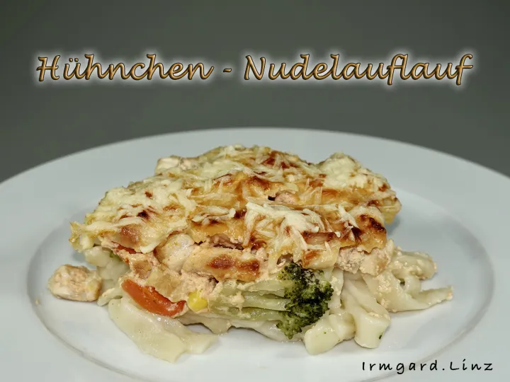Hühnchen-Nudelauflauf