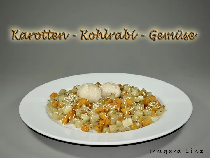 Karotten-Kohlrabi-Gemüse