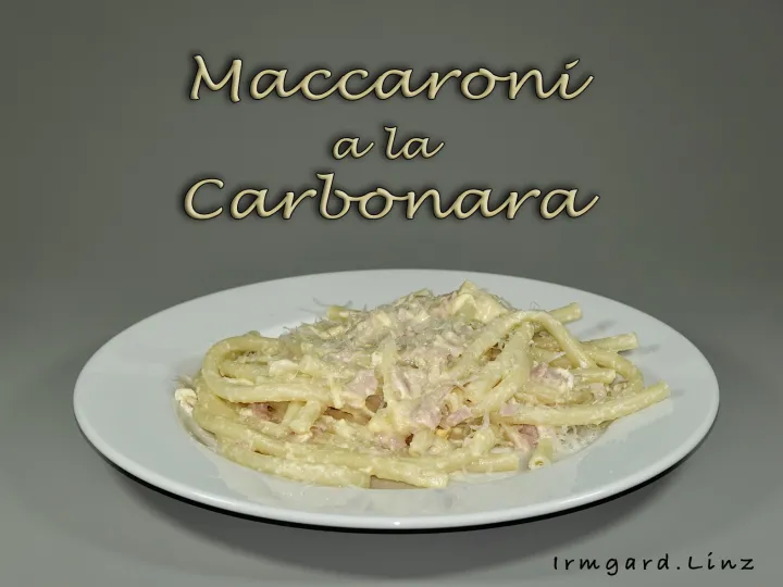 Maccaroni a la Carbonara