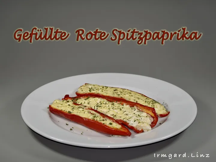 Gefüllte Rote Spitzpaprika