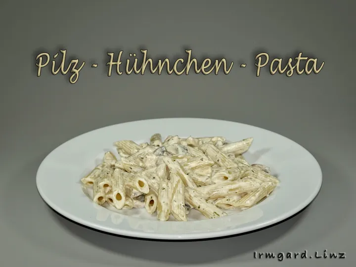 Pilz-Hühnchen-Pasta