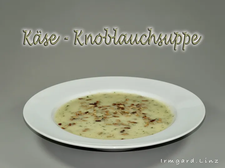 Käse-Knoblauuch-Suppe