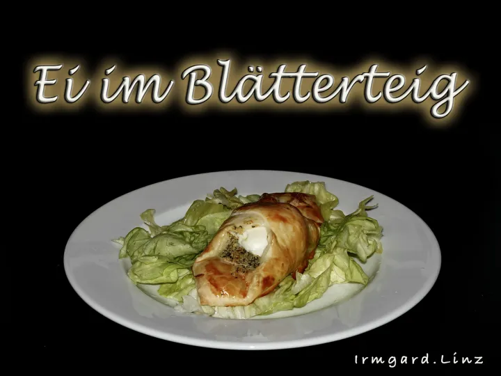 Ei im Blätterteig