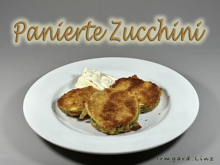 Panierte Zucchini