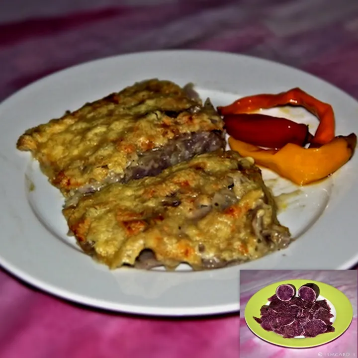 Blue Salad Potatoes Gratin