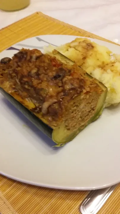 Überbackener Zucchini