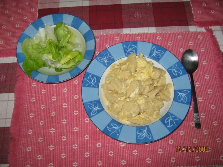 Eiernockerln & Grüner Salat
