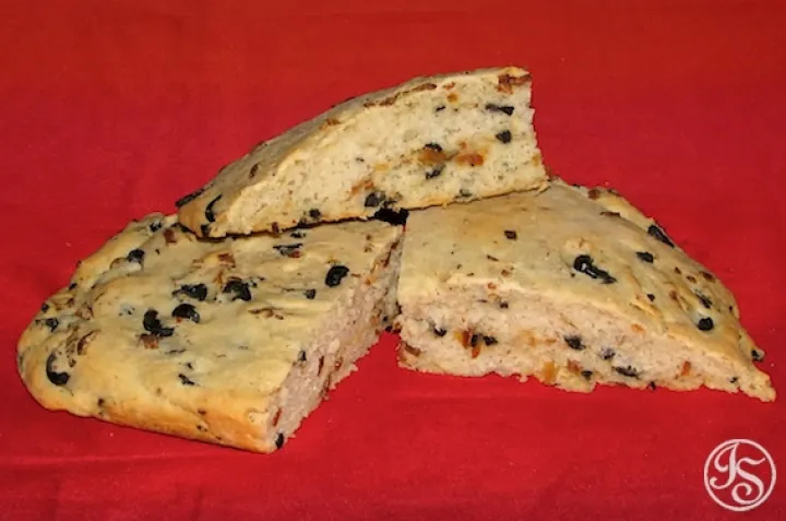 Orientalisches Olivenbrot