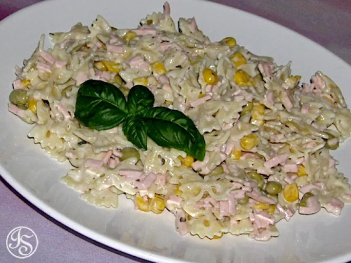 Nudelsalat mit Sojabohnen